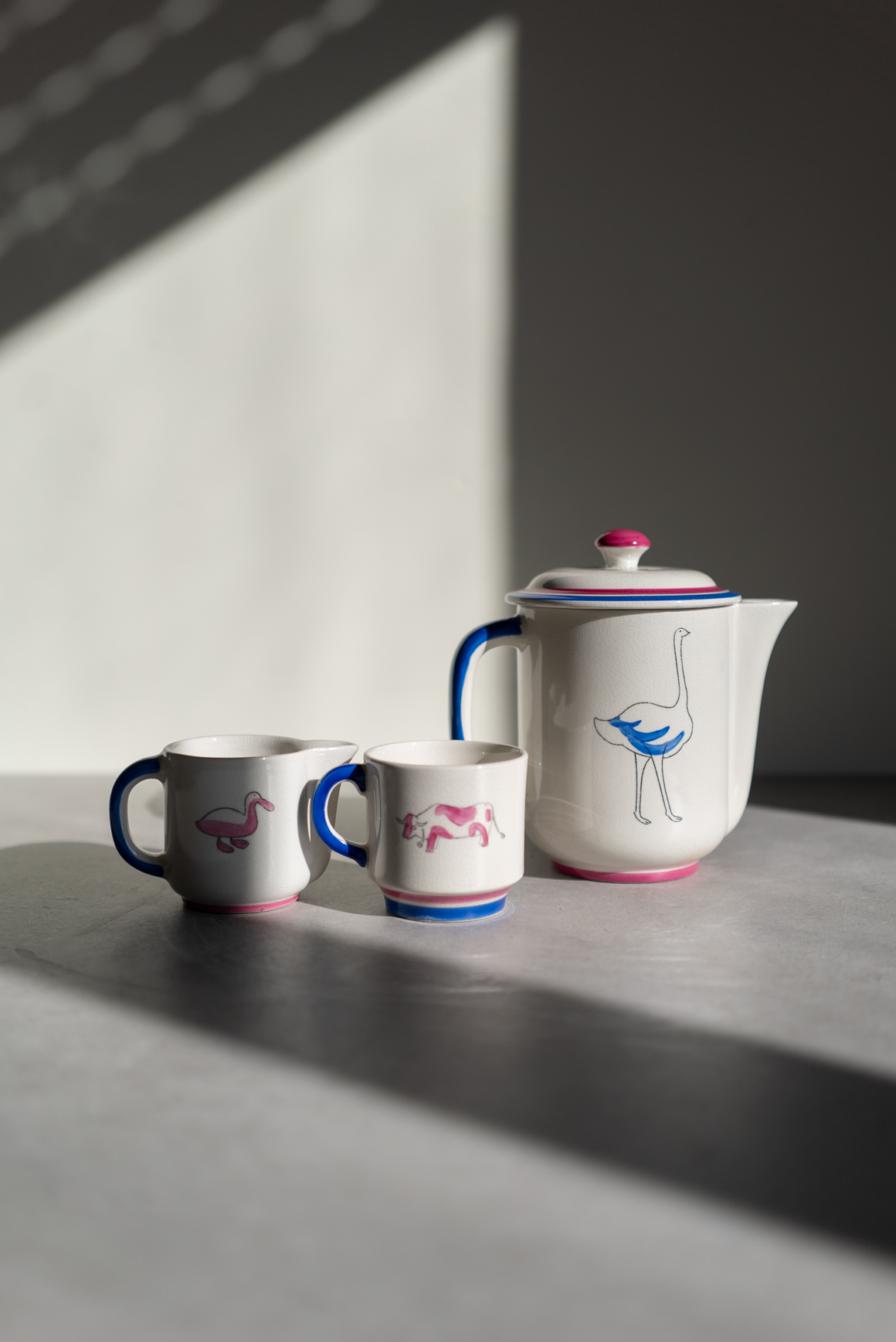 Gustavsberg "Gullebarn" Teapot & Cup, Scandinavian Sweden 1930s - 画像 (10)
