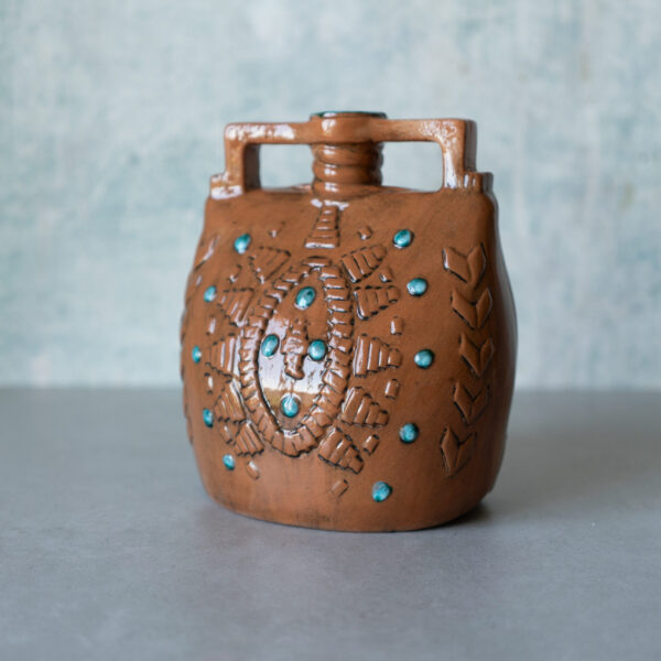 Ceramic Grappa Bottle, Italy 1970s
