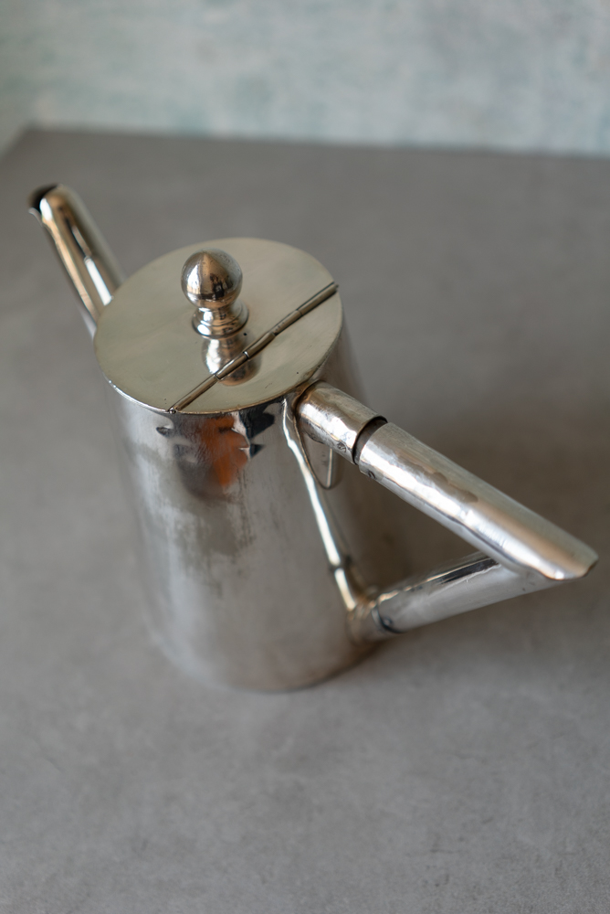 Gio Ponti for Fratelli Calderoni Silver Plated Coffee Pot, Italy 1970s - 画像 (5)