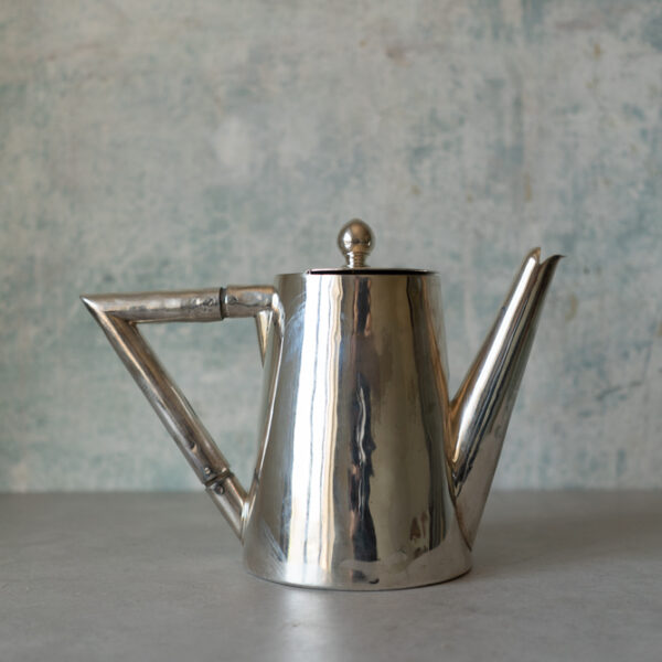 Gio Ponti for Fratelli Calderoni Silver Plated Coffee Pot, Italy 1970s
