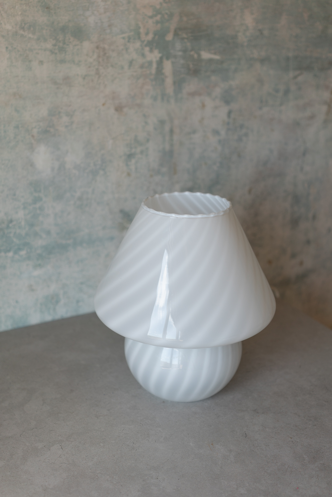 Murano Glass Mushroom Table Lamp, Italy 1970s