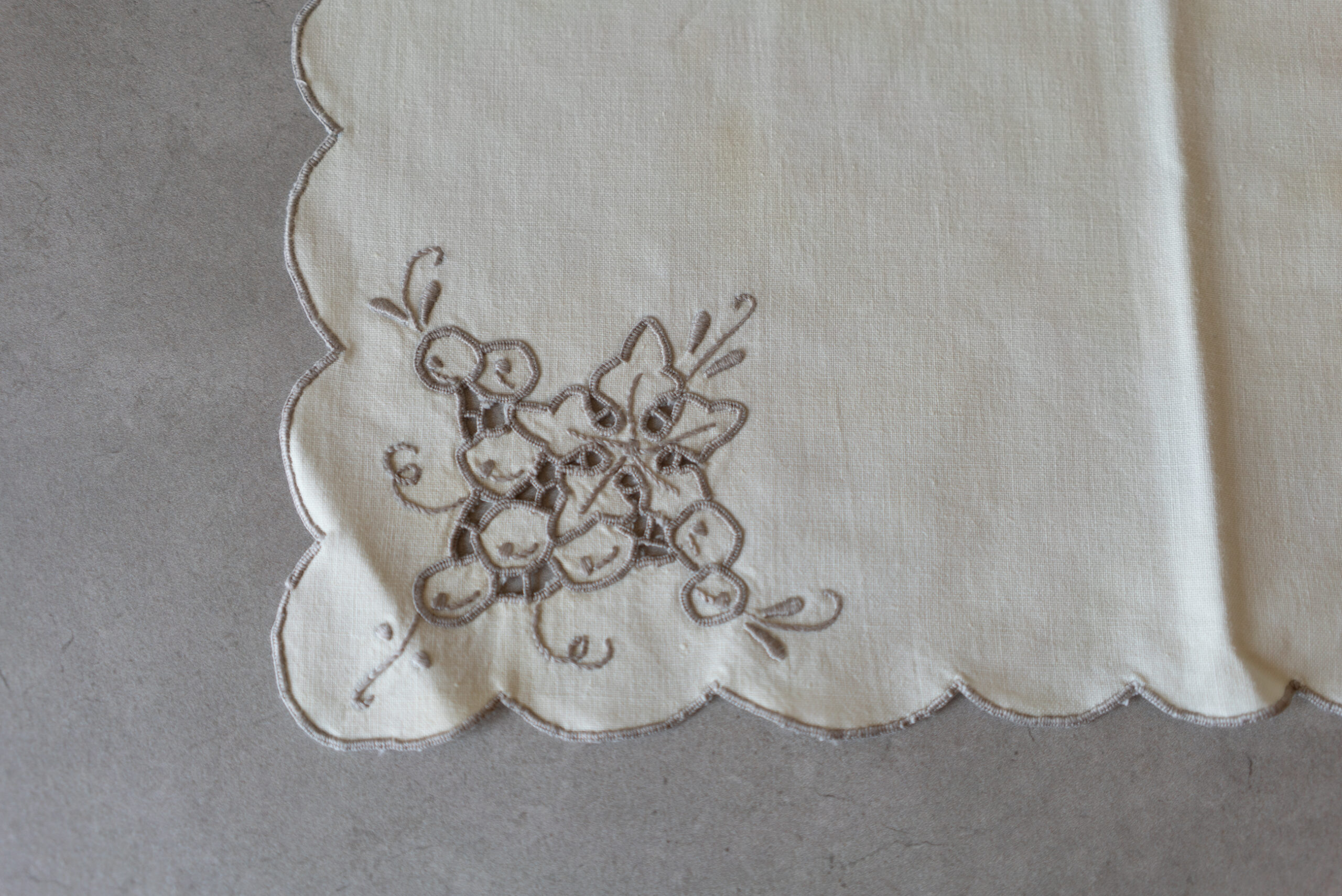Vintage Italian Grape Napkin, Italy 1980s - 画像 (4)