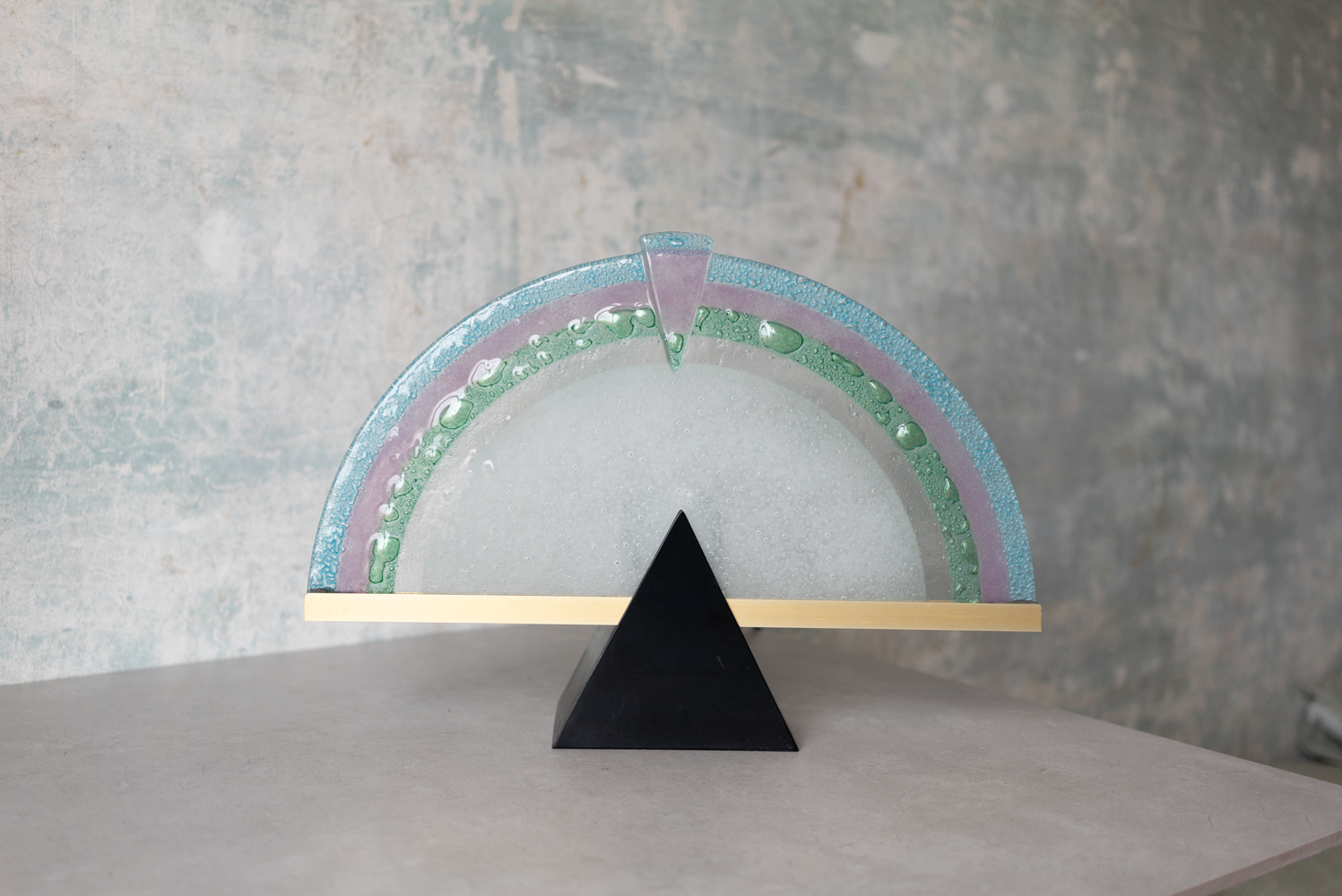 Murano glass lamp, Italy 1980