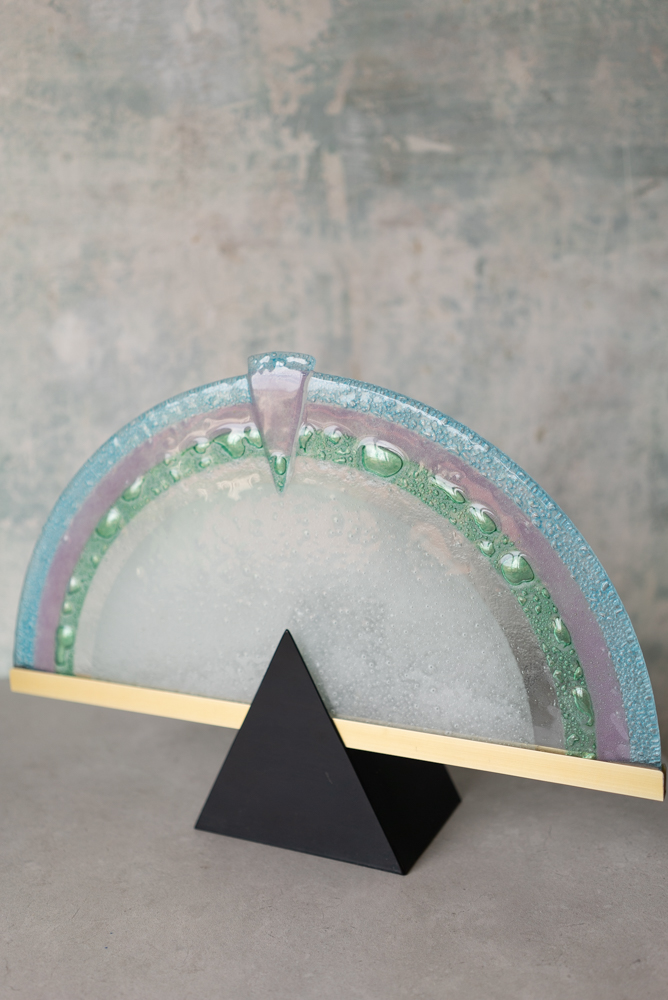 Murano glass lamp, Italy 1980 - 画像 (4)
