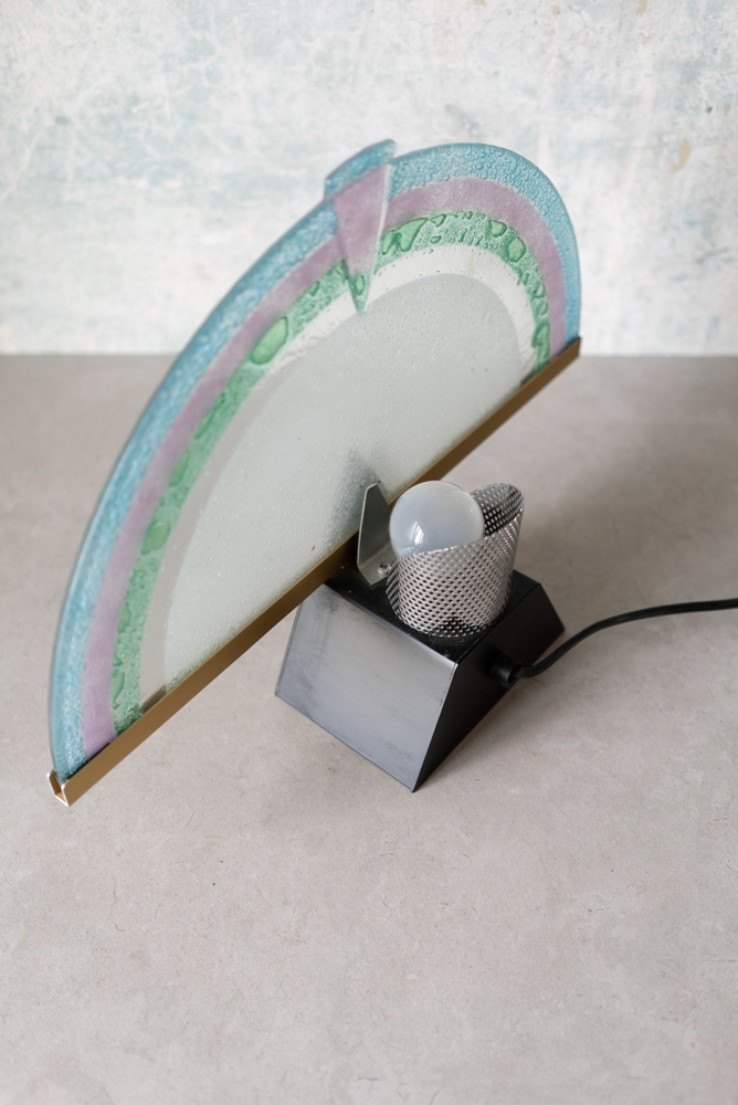 Murano glass lamp, Italy 1980 - 画像 (7)