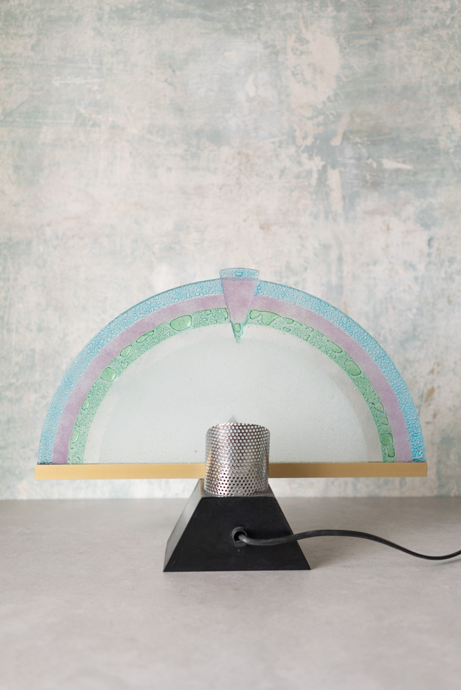 Murano glass lamp, Italy 1980 - 画像 (6)